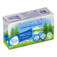 Сливочное масло Тысяча Озер 82,5% 400 г 1 шт