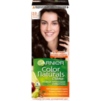 Стойкая питательная крем-краска для волос Garnier Color Naturals с 3 маслами, оттенок 2.0, Элегантный Черный, 110 мл 1 шт