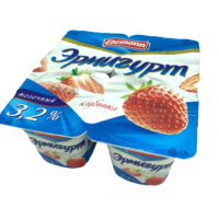 Йогуртный продукт Эрмигурт молочный 3.2% клубника 100г БЗМЖ 1 шт
