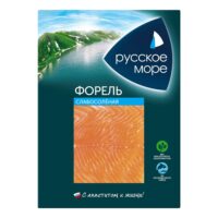 Форель Русское Море слабосоленая филе кусочки 120 г 1 шт