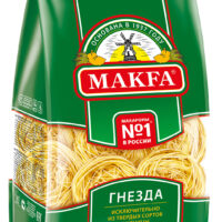 Макаронные изделия Makfa Капеллини Вермишель гнезда 450 г 1 шт