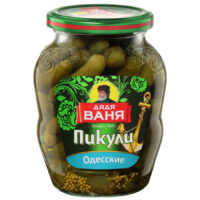 Огурцы дядя ваня пикули одесские сб 0.350кг 1 шт