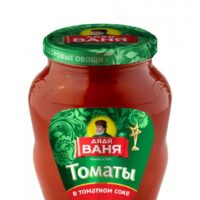 Томаты неочищенные в томатном соке Дядя Ваня 0.68кг 1 шт