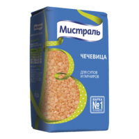 Чечевица Мистраль красная колотая 450 г 1 шт