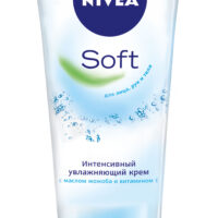 Интенсивный увлажняющий крем Nivea Soft для лица рук и тела с маслом жожоба и витамином Е 75 мл 1 шт