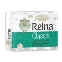 Туалетная бумага Reina Classic 2 слоя 12шт, упак 1 шт