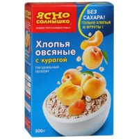 Хлопья овсяные Ясно солнышко с курагой 300 г 1 шт