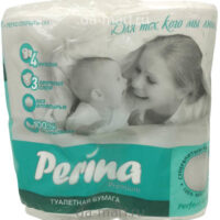 Бумага туалетная Perina Perfrct белая 3 слоя 4шт 1 шт