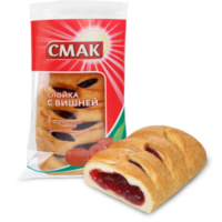 Слойка с вишней высшего сорта 90г 1 шт