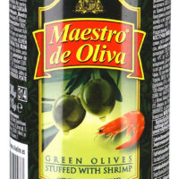 Оливки Maestro de Olivia креветки 0.3кг 1 шт