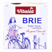 Сыр мягкий Vitalat Brie с белой плесенью 60% бзмж 125 г 1 шт
