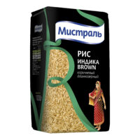 Рис Мистраль Индика Brown длиннозерный 1 кг 1 шт