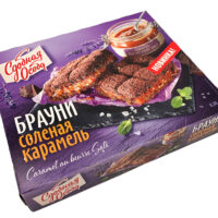 Изделие хлебобулочное Брауни соленая карамель 380г 1 шт