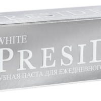 Паста зубная для ежедневного отбеливания President 75мл 1 шт