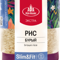 Рис Агро-альянс Экстра Бурый среднезерный 800 г 1 шт