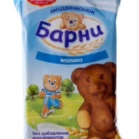 Пирожное медвежонок Барни с молочной начинкой 30 г. 1 шт