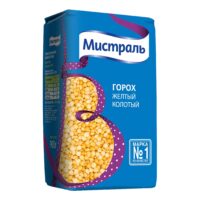 Горох Мистраль желтый колотый 900 г 1 шт