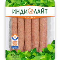 Колбаски из индейки Индилайт охлажденные 500 г 1 шт