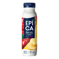 Питьевой йогурт Epica вишня-банан 2,5% БЗМЖ 260 г 1 шт