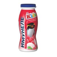 Напиток кисломолочный Имунеле со вкус малиновый пломбир 1.5 БЗМЖ 1 шт