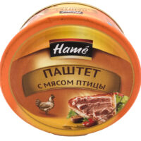 Паштет Hame с мясом птицы 250г 1 шт