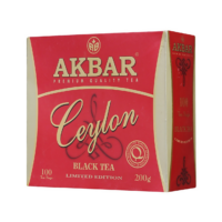 Чай черный Akbar ceylon в пакетиках 2 г х 100 шт 1 шт