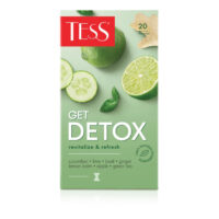 Чай зеленый Tess Get Detox с огурцом и лаймом в пакетиках 1,5 г х 20 шт 1 шт