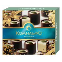 Шоколадные конфеты Комильфо с двухслойной начинкой фисташка 232 г 1 шт