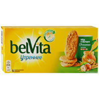Печенье Belvita Утреннее витаминизированное с фундуком и медом, 225 г 1 шт