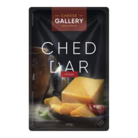 Сыр полутвердый Cheese Gallery Cheddar красный нарезка 45% 150 г бзмж 1 шт
