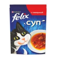 Корм FELIX Суп с Говядиной 48г 1 шт