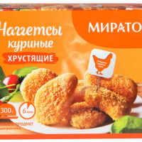 Наггетсы куриные хрустящие Мираторг 300г 1 шт