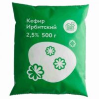 Кефир Ирбитский, 2.5%, 0.5л., БЗМЖ 1 шт