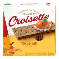 Хлебцы ржаные Круазетт 200 г 1 шт