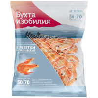 Креветки Бухта Изобилия 50/70 королевские вареные замороженные 2 кг 1 шт