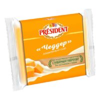 Плавленый сыр President Чеддер 40% 150 г 1 шт