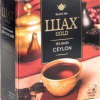 Чай черный Шах Gold цейлонский в пакетиках 2 г х 100 шт, 200 г. 1 шт