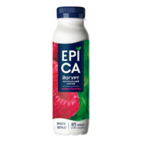 Питьевой йогурт Epica малина-базилик 2,5% БЗМЖ 260 г 1 шт