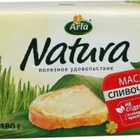 Масло сливочное несоленое Arla Natura 180 гр БЗМЖ 1 шт
