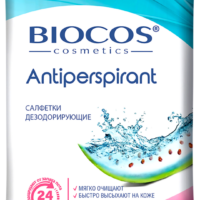 Салфетки влажные BioСos Антиперсперант 15 шт 1 шт