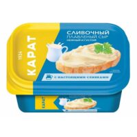 Плавленый сыр Карат Сливочный 60% 400 г бзмж 1 шт
