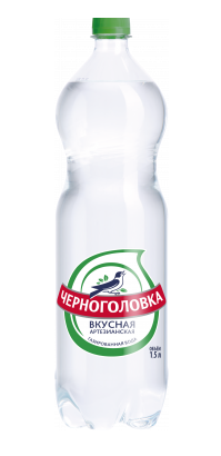 Вода природная питьевая артезианская Черноголовская газированная столовая 1,5 л 1 шт