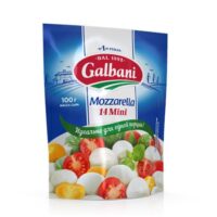 Сыр 45% Моцарелла Galbani mini 100г Бзмж 1 шт