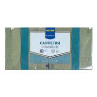 Салфетки H-Line трехслойные зеленые 24х24 см 1 шт