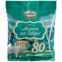 Конфеты Мишка на севере глазированные с начинкой Крупской 0.2кг 1 шт