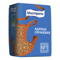 Крупа гречневая Мистраль ядрица 2 кг 1 шт