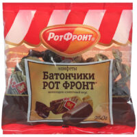 Конфеты батончики Рот фронт шоколадно - сливочные 0.25кг 1 шт