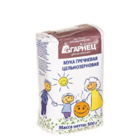 Мука ГАРНЕЦ Гречневая цельнозерновая, 500г 1 шт