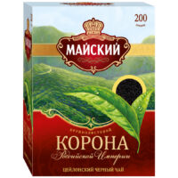 Чай черный Корона российской империи крупнолистовой цейлонский 200г 1 шт