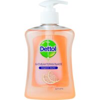 Жидкое мыло Dettol Антибактериальное c ароматом грейпфрута 250 мл 1 шт